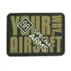 asgbox.pl - Naszywka Specna Arms Your way of Airsoft Zielona