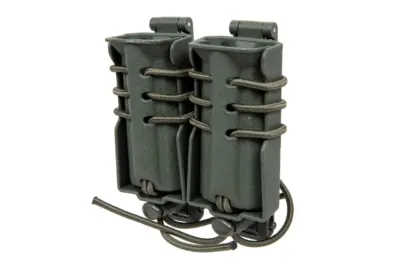 asgbox.pl - Ładownica na 2 magazynki 9mm Wosport Urban Assault Quick Pull Oliwkowy