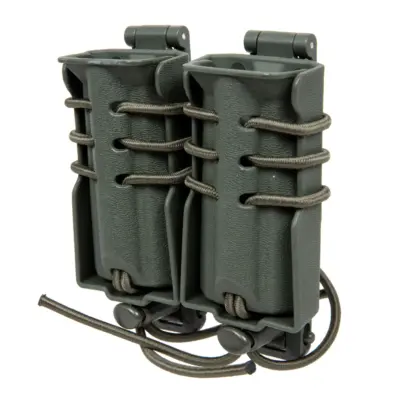 asgbox.pl - Ładownica na 2 magazynki 9mm Wosport Urban Assault Quick Pull Oliwkowy