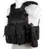 Kamizelka Plate Carrier Emerson Gear 6094A Style z zestawem ładownic Czarny OD-G-EME-18-041217-00 asgbox.pl