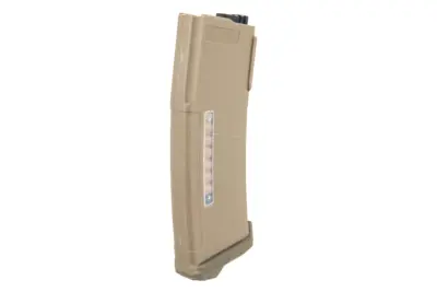 Magazynek Polimerowy Mid-Cap na 175 kulek Tornado z atrapami naboi do replik M4/M16 Tan - obrazek 2