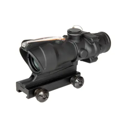 Replika lunety AOG 4X32 ze światłowodem - czarna EVG-10-032870-00 asgbox.pl Replika lunety AOG 4X32 ze światłowodem - czarna EVG-10-032870-00 asgbox.pl