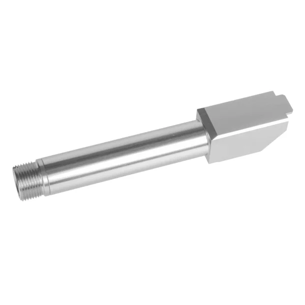 asgbox.pl - Lufa zewnętrzna "2 Way Fixed" Non-Recoiling do replik Umarex Glock 19X - Srebrna