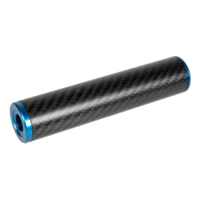 asgbox.pl - Karbonowy tłumik dźwięku 30x150mm - Niebieski