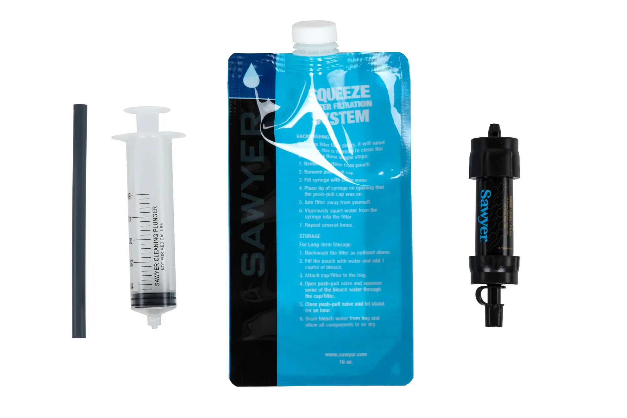 Filtr do wody Sawyer Mini Water Filtration System Czarny IHR-36-045692-00 asgbox.pl asgbox.pl - Filtr do wody Sawyer Mini Water Filtration System Czarny