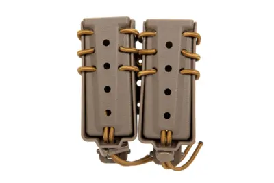 Ładownica na 2 magazynki 9mm Wosport Urban Assault Long Quick Pull Tan - obrazek 3