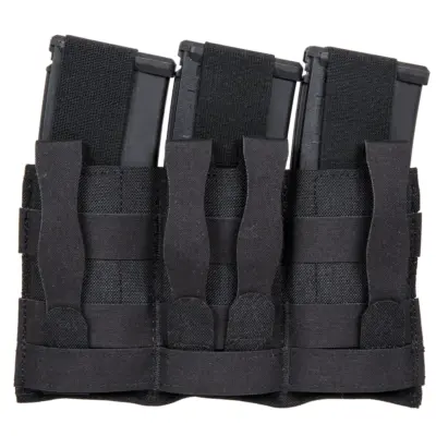 Alternative view of Potrójna ładownica magazynkowa z klapą Wosport Czarna