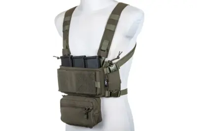 Kamizelka taktyczna typu Chest Rig Specna Arms Tactical Adaptive V2 Oliwkowa - obrazek 4