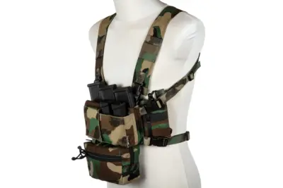 Taktyczny Chest Rig typu MK4 - Woodland - obrazek 5
