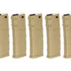Zestaw 5 magazynków Mid-cap 200 Kulek do replik M4/M16 - Tan OD-G-LON-05-032505-00 asgbox.pl