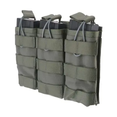 Potrójna ładownica Open I na magazynki AK/M4/G36 - ranger green OD-G-PRI-19-019481-00 asgbox.pl