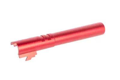 Aluminiowa lufa zewnętrzna 5KU do replik TM Hi-Capa 5.1 Czerwona - obrazek 3