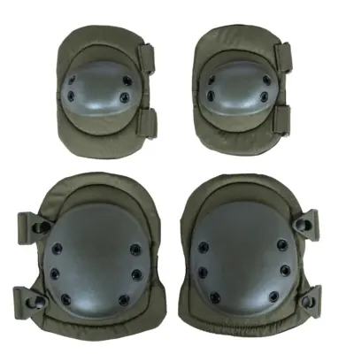 Alternative view of Zestaw ochraniaczy na kolana i łokcie Wosport PA-07 Oliwkowy