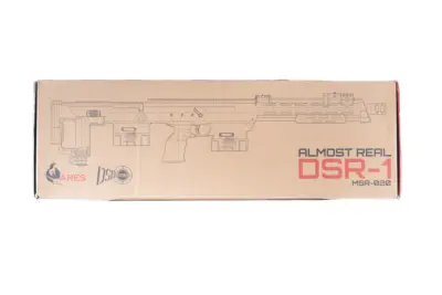 Replika karabinu snajperskiego DSR-1 - czarno-srebrna (OUTLET) - obrazek 2