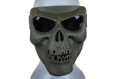 Maska Skeleton Full Face Oliwkowy - obrazek 3