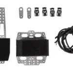 asgbox.pl - Pokrowiec na baterię NVG na hełm Wosport typu Bridge Lightweight Czarny