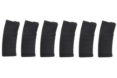 Zestaw 6 magazynków Mid-cap KWA na 120 kulek do replik M4/M16 Czarny - obrazek 3