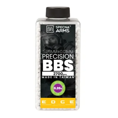 20g Specna Arms EDGE ULTRA™ BIO - 2700 szt - białe - butelka
