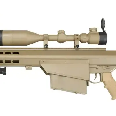 Replika karabinu wyborowego SW-02A CQB z lunetą i dwójnogiem - tan OD-G-SWL-01-002675-00 asgbox.pl Replika karabinu wyborowego SW-02A CQB z lunetą i dwójnogiem - tan OD-G-SWL-01-002675-00 asgbox.pl