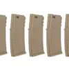 Zestaw 5 sztuk polimerowych magazynków mid-cap 120 kulek Specna Arms Flat Dark Earth OD-G-SPE-05-046334-00 asgbox.pl