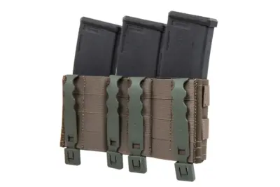 Potrójna ładownica na magazynki karabinowe Wosport Ranger Green - obrazek 4