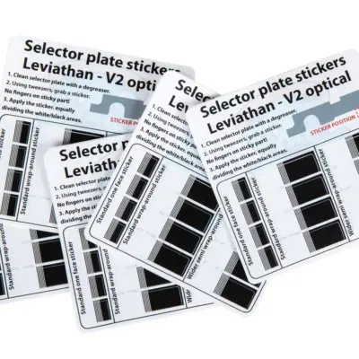 asgbox.pl - Zestaw naklejek selektora do układu ETU Jefftron Leviatan V2 Optical