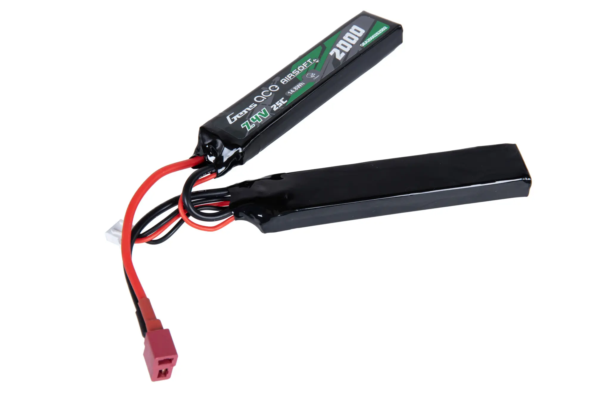 Akumulator Li-Po Gens Ace 25C 2000mAh 2S2P 7,4V Deans 2 modułowy GEN-06-040877-00 asgbox.pl asgbox.pl - Akumulator Li-Po Gens Ace 25C 2000mAh 2S2P 7