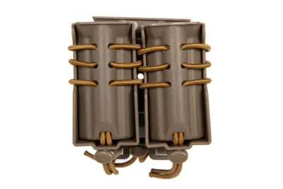 Ładownica na 2 magazynki 9mm i magazynek M4/M16 Wosport Urban Assault Quick Pull Tan - obrazek 3