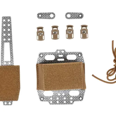 asgbox.pl - Pokrowiec na baterię NVG na hełm Wosport typu Bridge Lightweight Coyote Brown