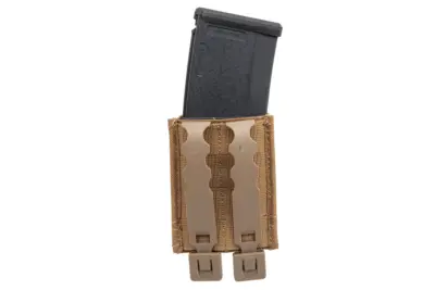 Pojedyncza ładownica na magazynek 5.56 mm Wosport Coyote Brown - obrazek 4