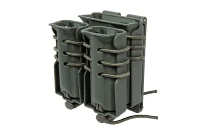 Ładownica na 2 magazynki 9mm i magazynek M4/M16 Wosport Urban Assault Quick Pull Oliwkowy - obrazek 3