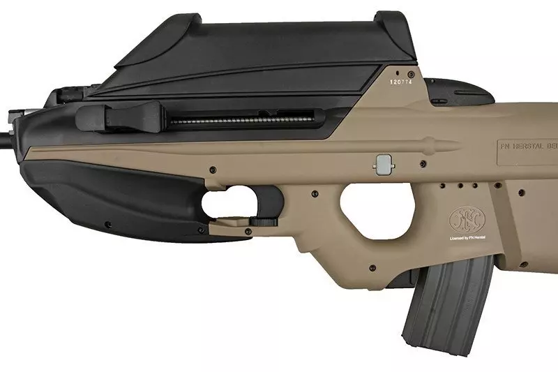 Replika karabinka szturmowego FN F2000 z lunetą - tan OD-G-GIG-01-007292-00 asgbox.pl Replika karabinka szturmowego FN F2000 z lunetą - tan - obrazek 11