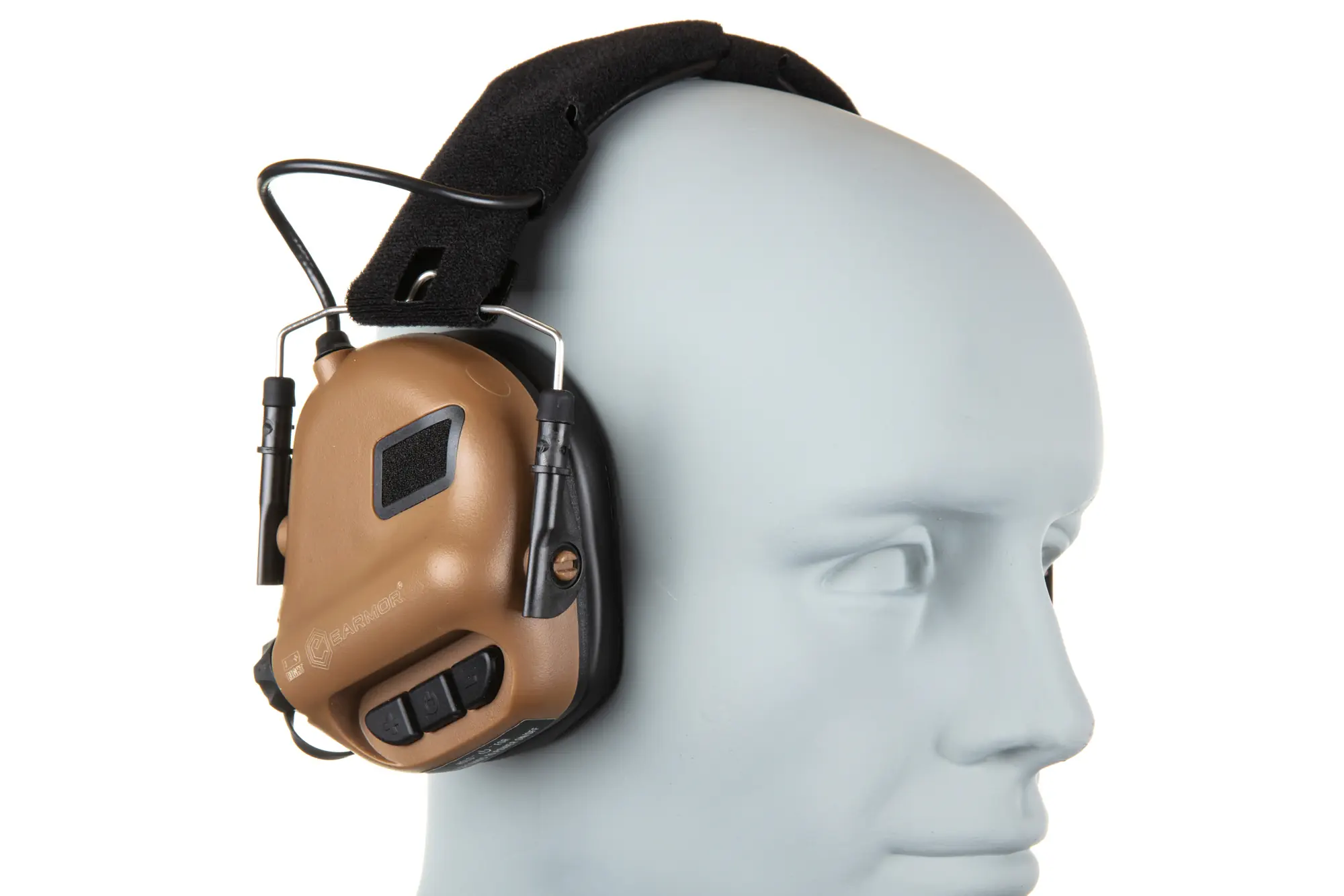 Aktywne ochronniki słuchu Earmor M31 MOD.4 Coyote Brown OD-G-EAR-31-041974-00 asgbox.pl Aktywne ochronniki słuchu Earmor M31 MOD.4 Coyote Brown - obrazek 4