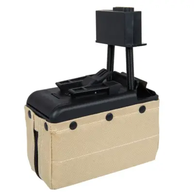 Elektryczny magazynek pudełkowy A&K na 2000 kulek do replik typu M249 Tan AIK-05-041226-00 asgbox.pl Elektryczny magazynek pudełkowy A&K na 2000 kulek do replik typu M249 Tan AIK-05-041226-00 asgbox.pl