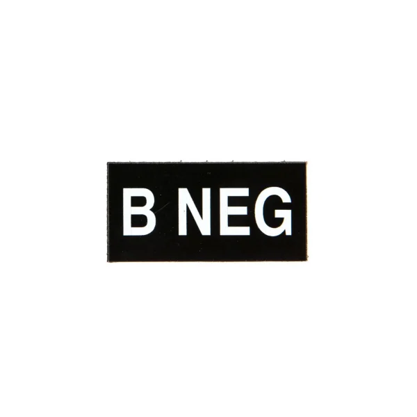 asgbox.pl - Naszywka - Typ Krwi - B NEG