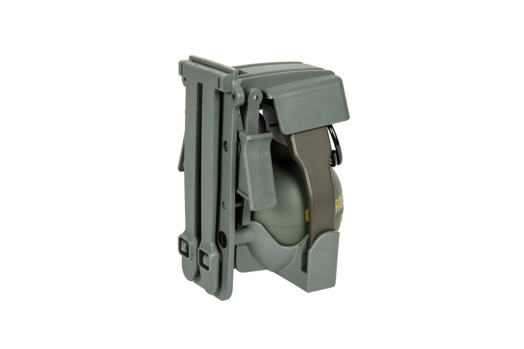 Replika granatu M67 z ładownicą QD - Olive Drab TMC-31-032462-00 asgbox.pl Replika granatu M67 z ładownicą QD - Olive Drab - obrazek 4