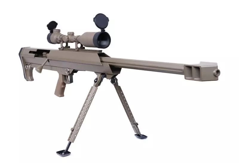 Replika karabinu snajperskiego SW-01 (z lunetą) - tan OD-G-SWL-03-011984-00 asgbox.pl Replika karabinu snajperskiego SW-01 (z lunetą) - tan - obrazek 12
