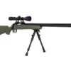 Replika karabinu snajperskiego Specna Arms SA-S12 EDGE™ z lunetą i dwójnogiem Oliwkowa OD-G-SPE-03-039585-00 asgbox.pl