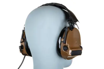 Zestaw słuchawkowy Tac-Sky WYS0053 CtC III Headset Coyote Brown - obrazek 4