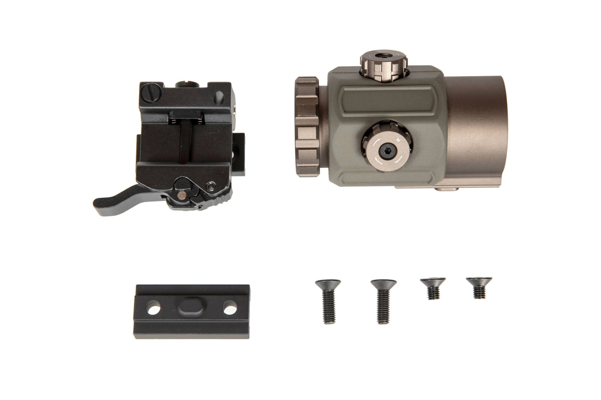 Magnifier C43 3X Micro - FDE EVG-10-033037-00 asgbox.pl Magnifier C43 3X Micro - FDE - obrazek 4