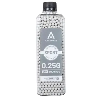 Kulki Arcturus RS® SPORT Match Grade 0.25g 3000 sztuk butelka