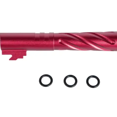 Aluminiowa lufa zewnętrzna LA Capa Customs TORNADO do replik TM Hi-Capa 4.3 Czerwona LAC-12-040969-00 asgbox.pl Aluminiowa lufa zewnętrzna LA Capa Customs TORNADO do replik TM Hi-Capa 4.3 Czerwona LAC-12-040969-00 asgbox.pl