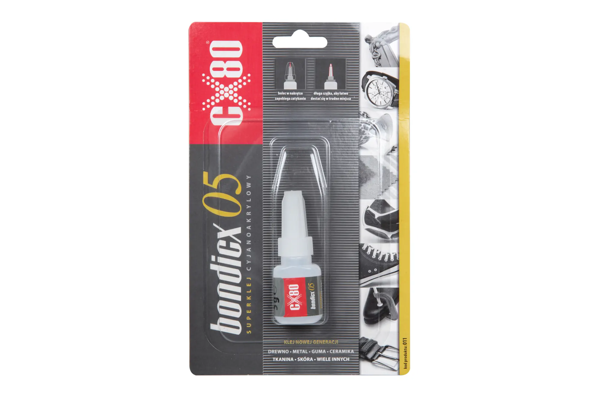 Klej cyjanoakrylowy CX80 Bondicx 5 do ogólnego zastosowania 5g CX8-17-042279-00 asgbox.pl asgbox.pl - Klej cyjanoakrylowy CX80 Bondicx 5 do ogólnego zastosowania 5g