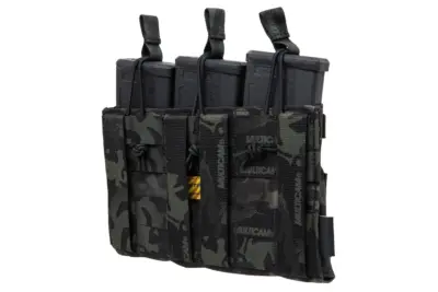 Potrójna ładownica typu Open na magazynki typu M4/M16 Emerson Gear MC Black - obrazek 3