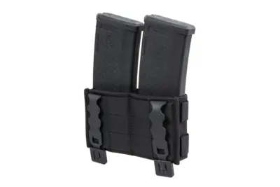 Podwójna ładownica otwarta na magazynki 5.56 mm Wosport Czarna - obrazek 4