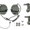 Taktyczny zestaw słuchawkowy Wosport C5 HD-24-A Oliwkowy OD-G-WSP-31-042370-00 asgbox.pl