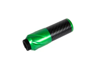 Karbonowy tłumik dźwięku DSL2 36x100mm - Zielony - obrazek 3