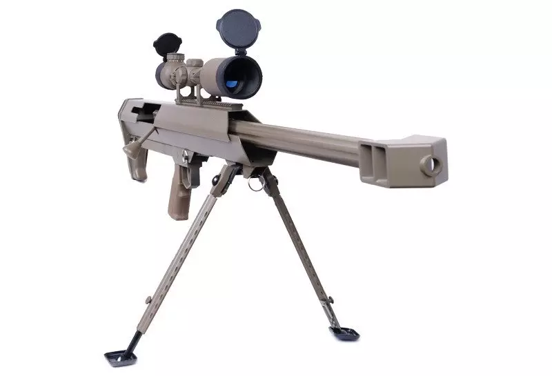 Replika karabinu snajperskiego SW-01 (z lunetą) - tan OD-G-SWL-03-011984-00 asgbox.pl Replika karabinu snajperskiego SW-01 (z lunetą) - tan - obrazek 14