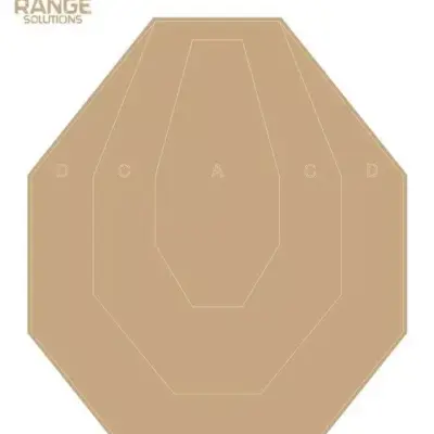 asgbox.pl - Tarcza Strzelecka IPSC Mini - 500szt