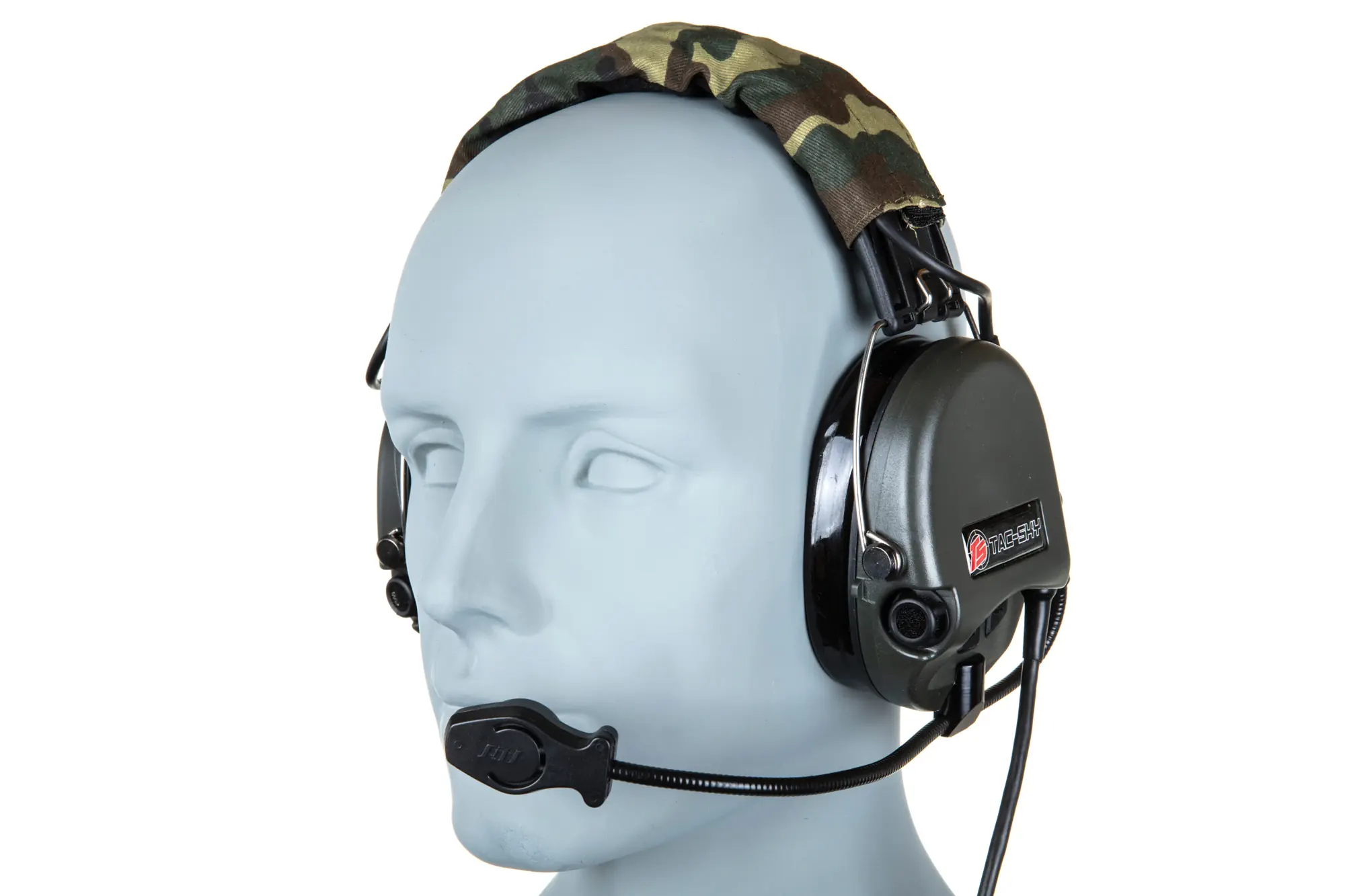 Zestaw słuchawkowy Tac-Sky WYS0145 Noise Reduction Headset Foliage Green OD-G-TAC-31-043769-00 asgbox.pl Zestaw słuchawkowy Tac-Sky WYS0145 Noise Reduction Headset Foliage Green - obrazek 4